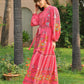 Sabrina Printed Linen Maxi