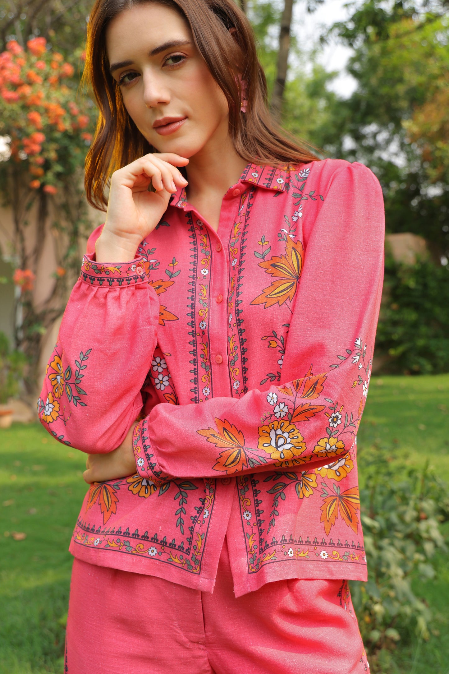 Sabrina Printed Co-ord Set (Long Pants)