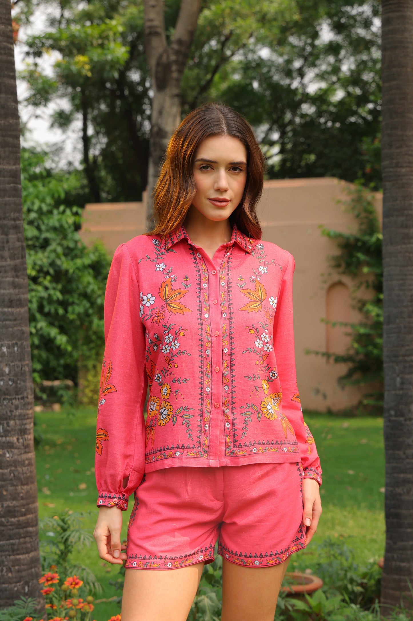Sabrina Printed Co-ord Set (Short Pants)