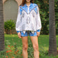 Sofia Printed Linen Shirt