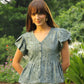 Stella Appliqué Top (Teal)