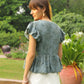 Stella Appliqué Top (Teal)