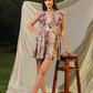 Larisa Printed Linen Dress