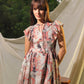 Larisa Printed Linen Dress