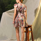 Larisa Printed Linen Dress