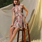 Larisa Printed Linen Dress