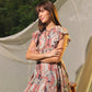 Larisa Printed Linen Dress