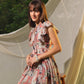 Larisa Printed Linen Dress