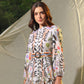 Giselle Printed Linen Dress