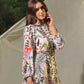 Giselle Printed Linen Dress