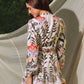Giselle Printed Linen Dress