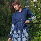 Capri Embroidered Shirt Dress