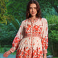 Rosalie Printed Linen Dress