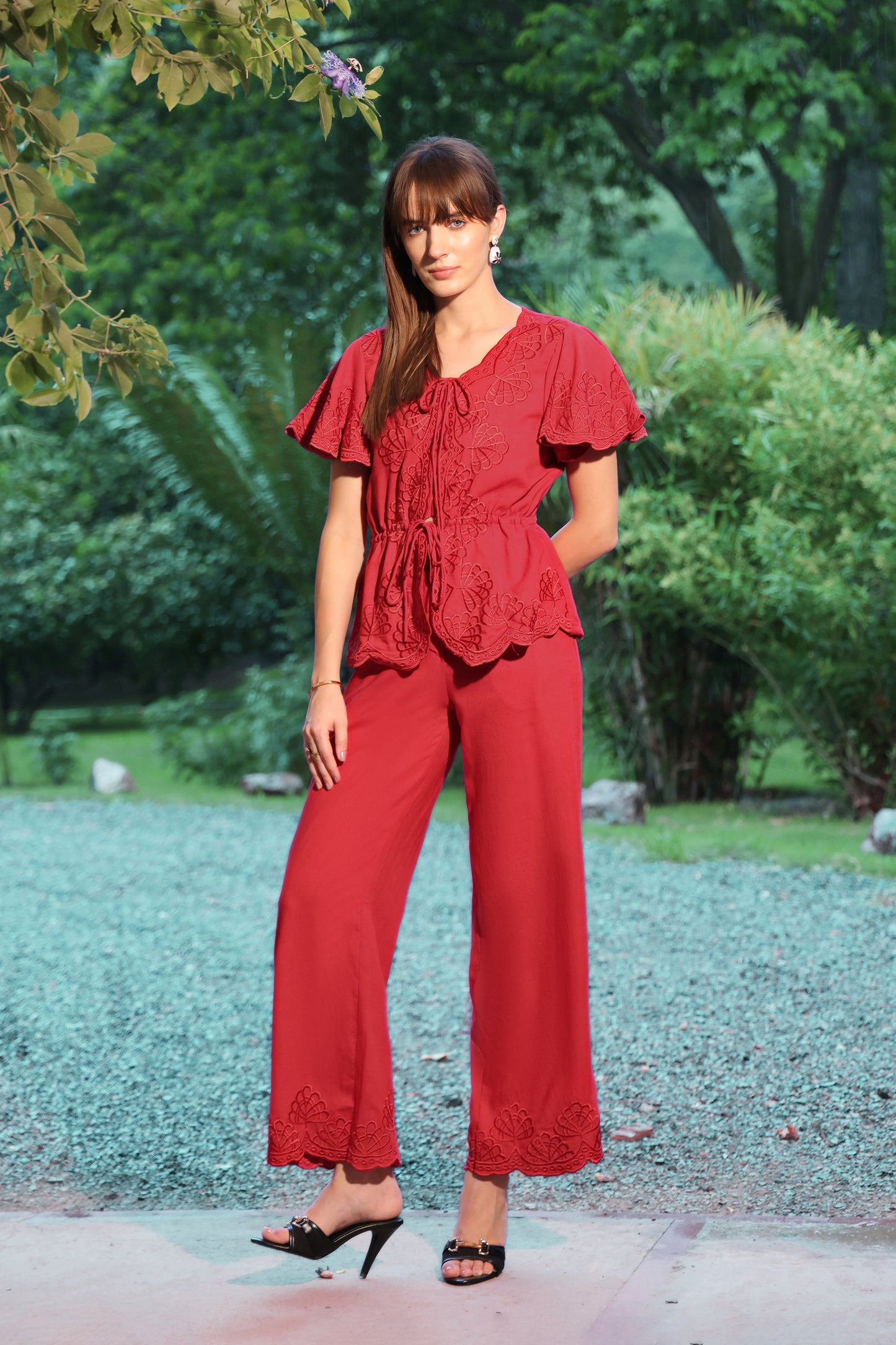 Ruby Embroidered Co-ord Set