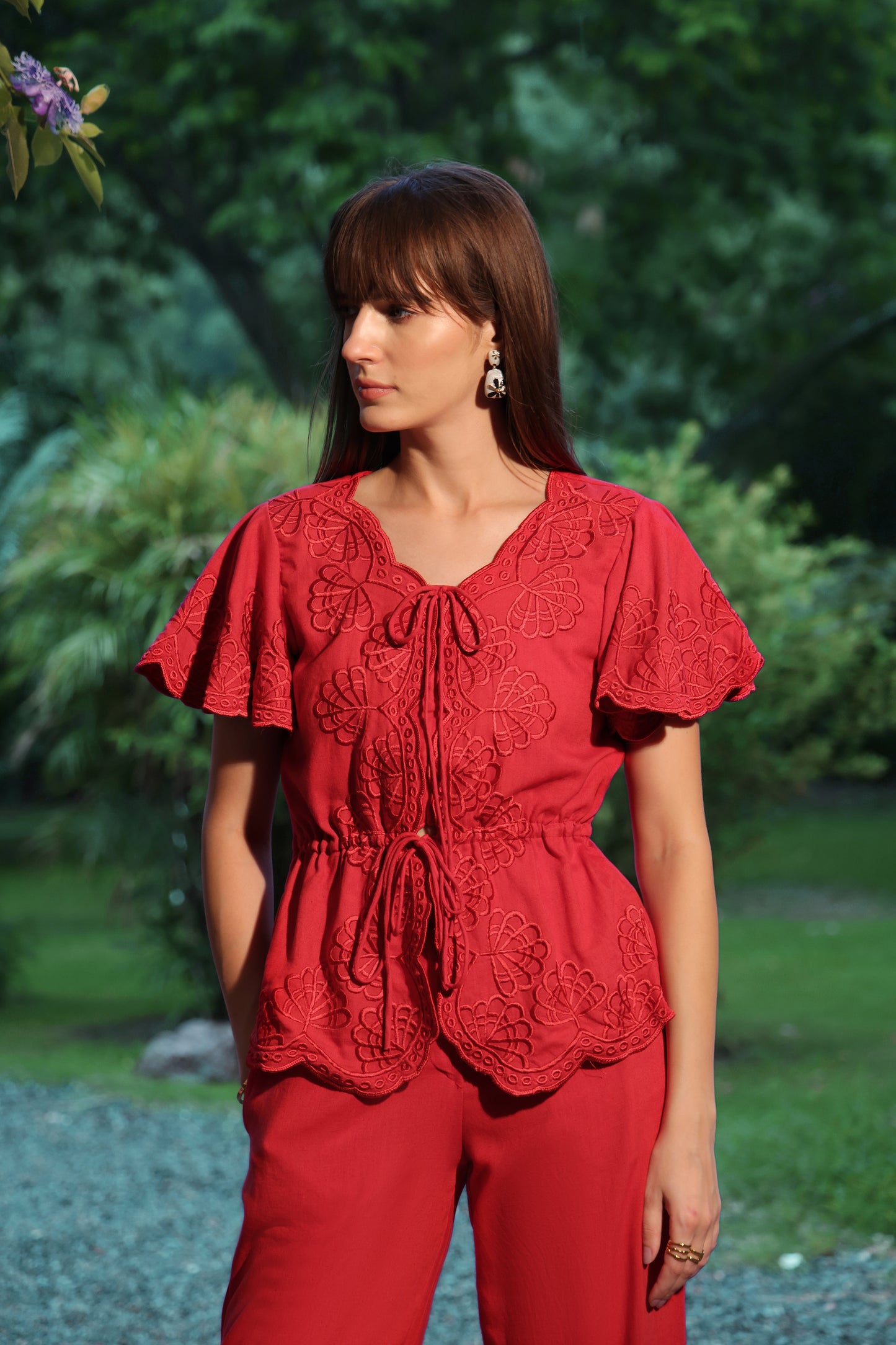 Ruby Embroidered Co-ord Set