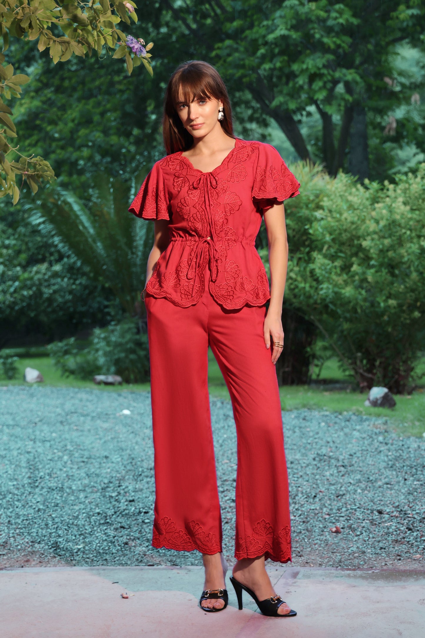 Ruby Embroidered Top