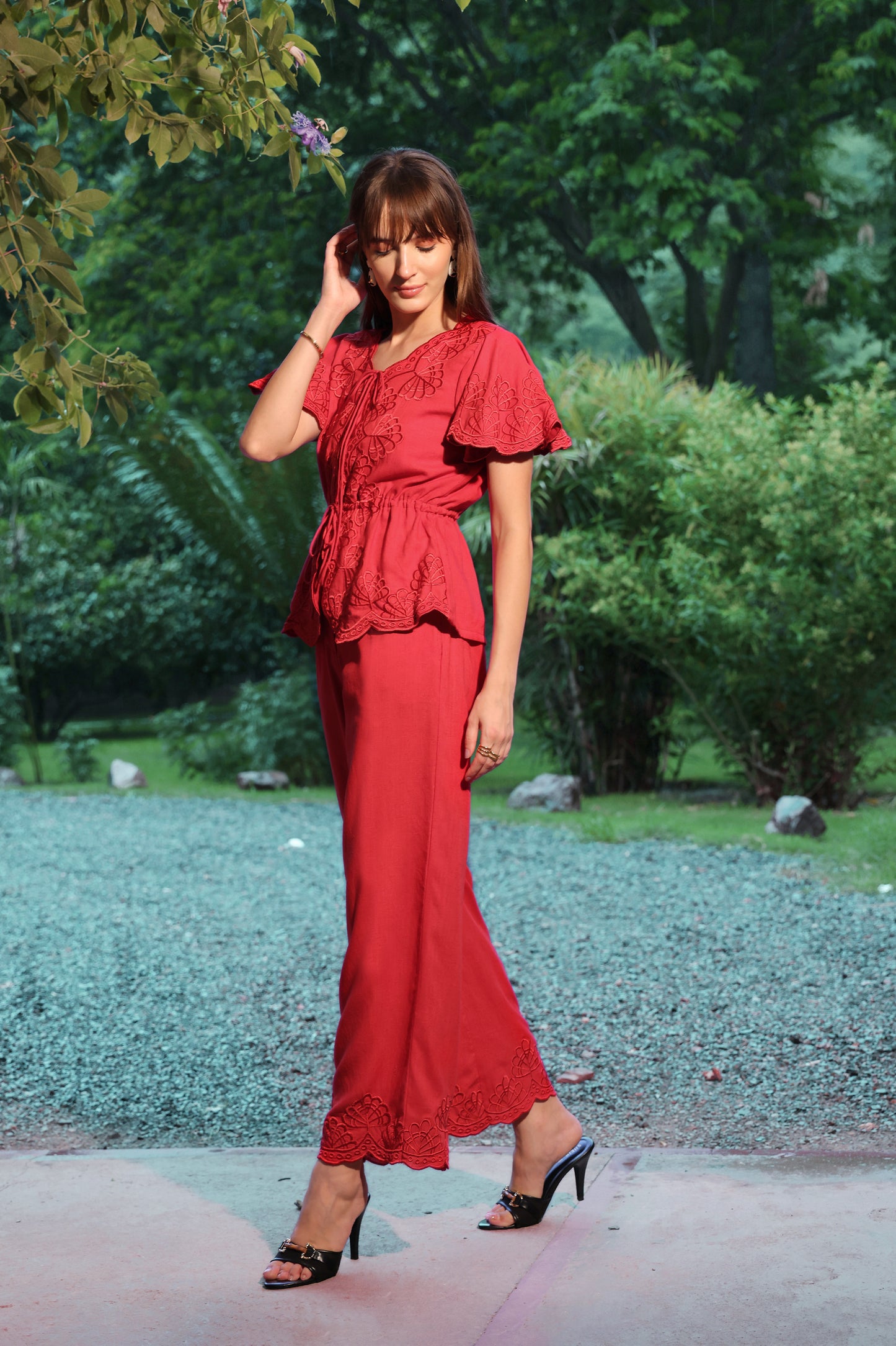 Ruby Embroidered Co-ord Set
