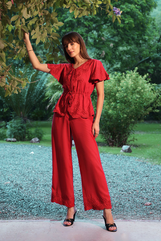 Ruby Embroidered Co-ord Set