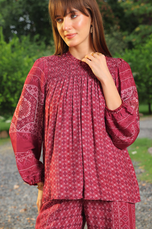 Cassie Printed Top