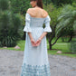 Nia Embroidered Linen Maxi