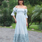 Nia Embroidered Linen Maxi
