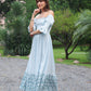Nia Embroidered Linen Maxi