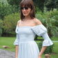 Nia Embroidered Linen Maxi