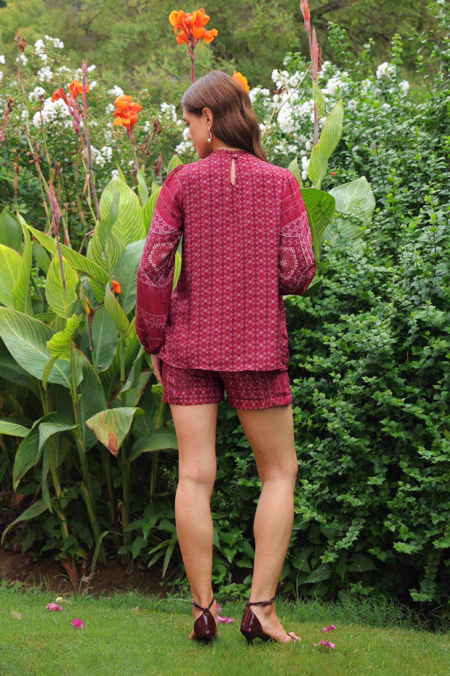 Cassie Printed Co-ord Set (Short Pants)