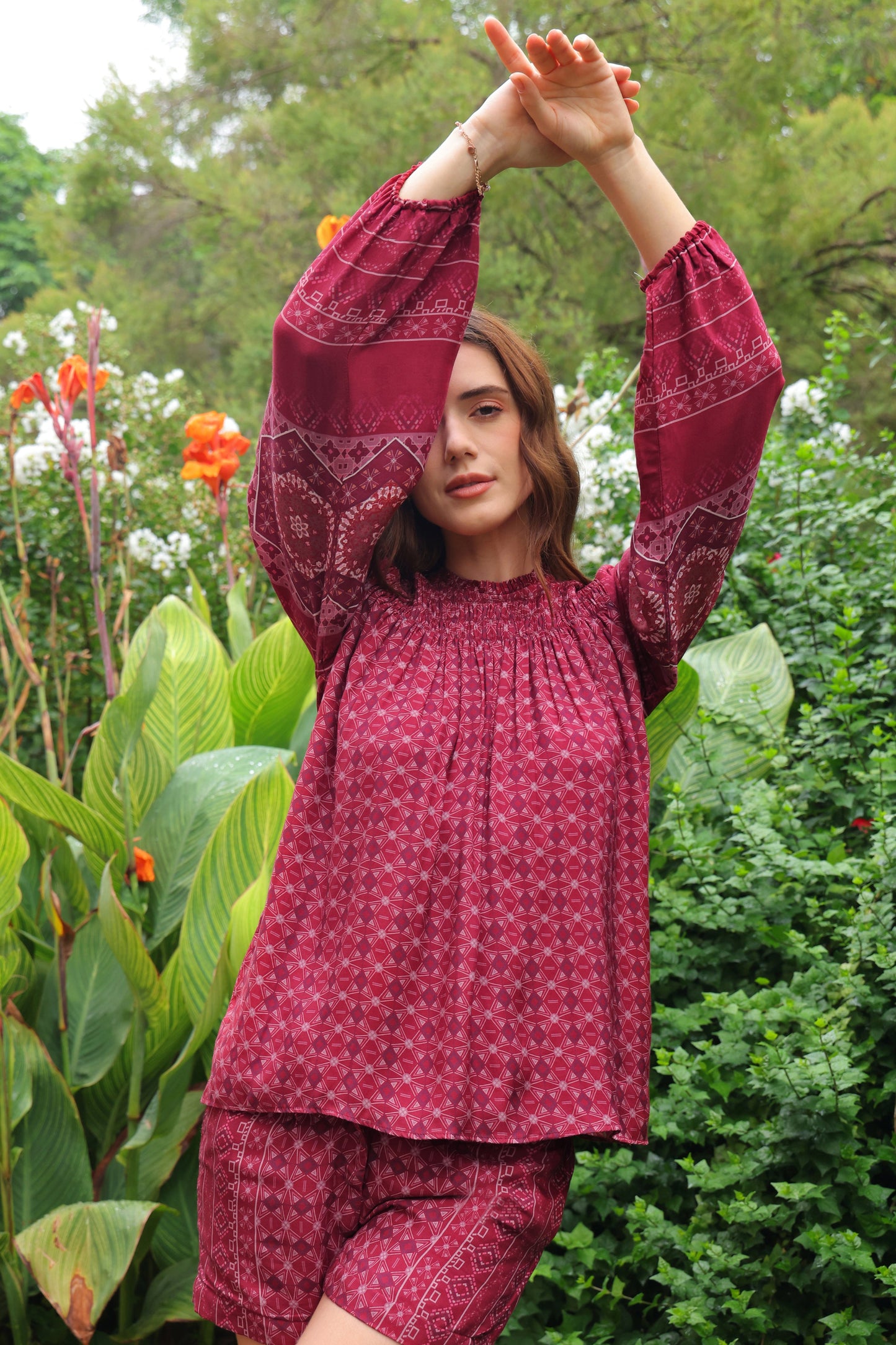 Cassie Printed Top