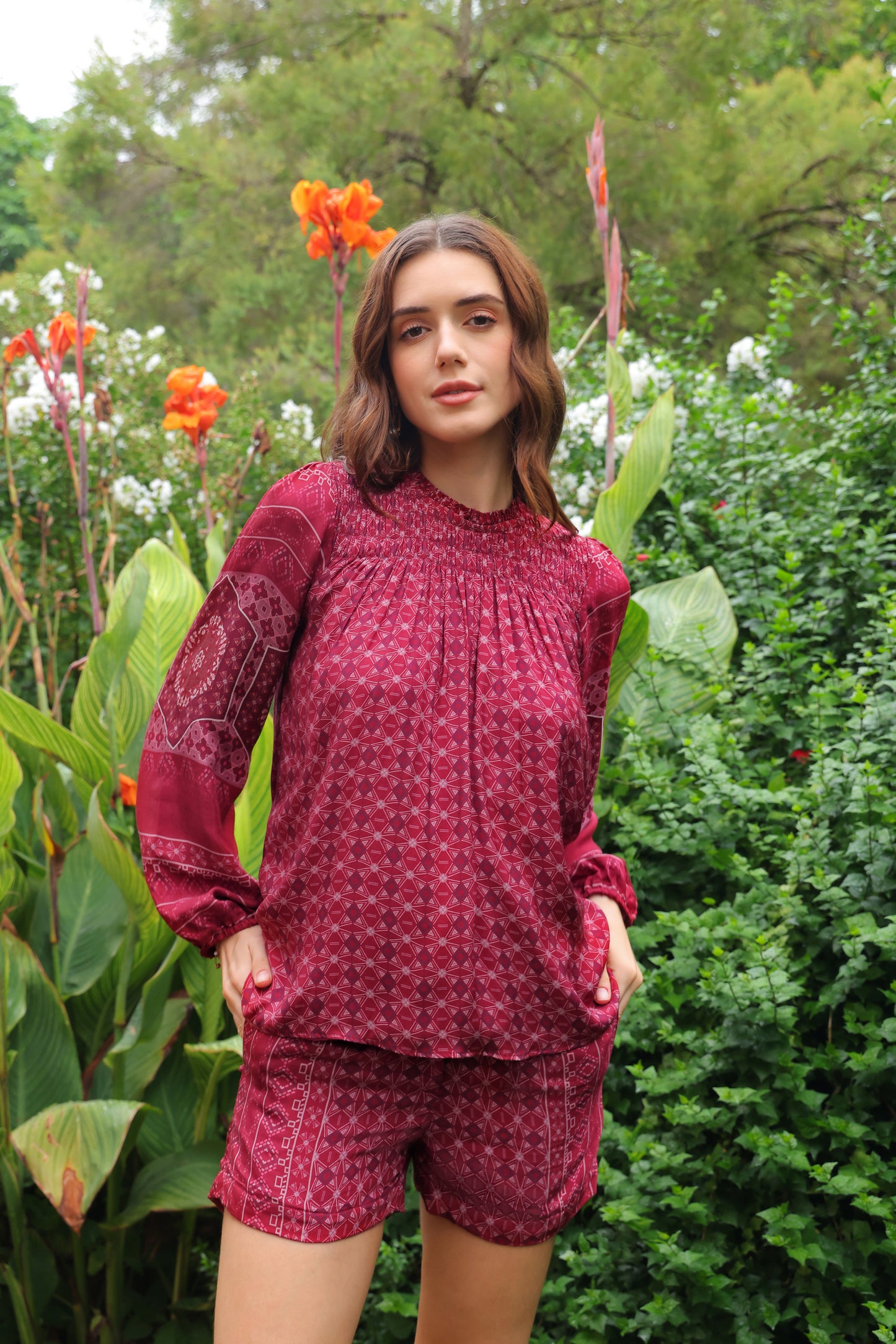 Cassie Printed Co-ord Set (Short Pants)