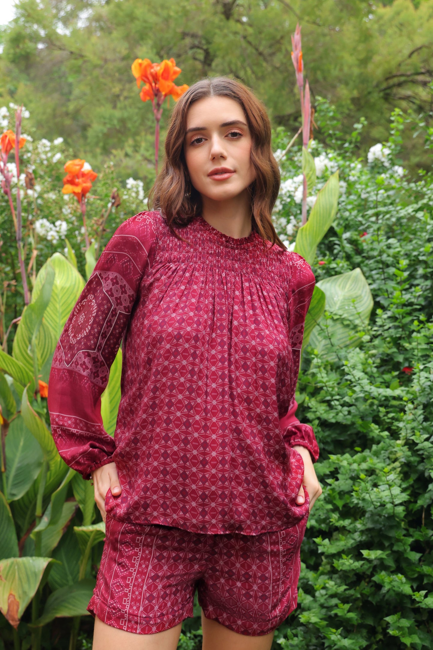 Cassie Printed Top