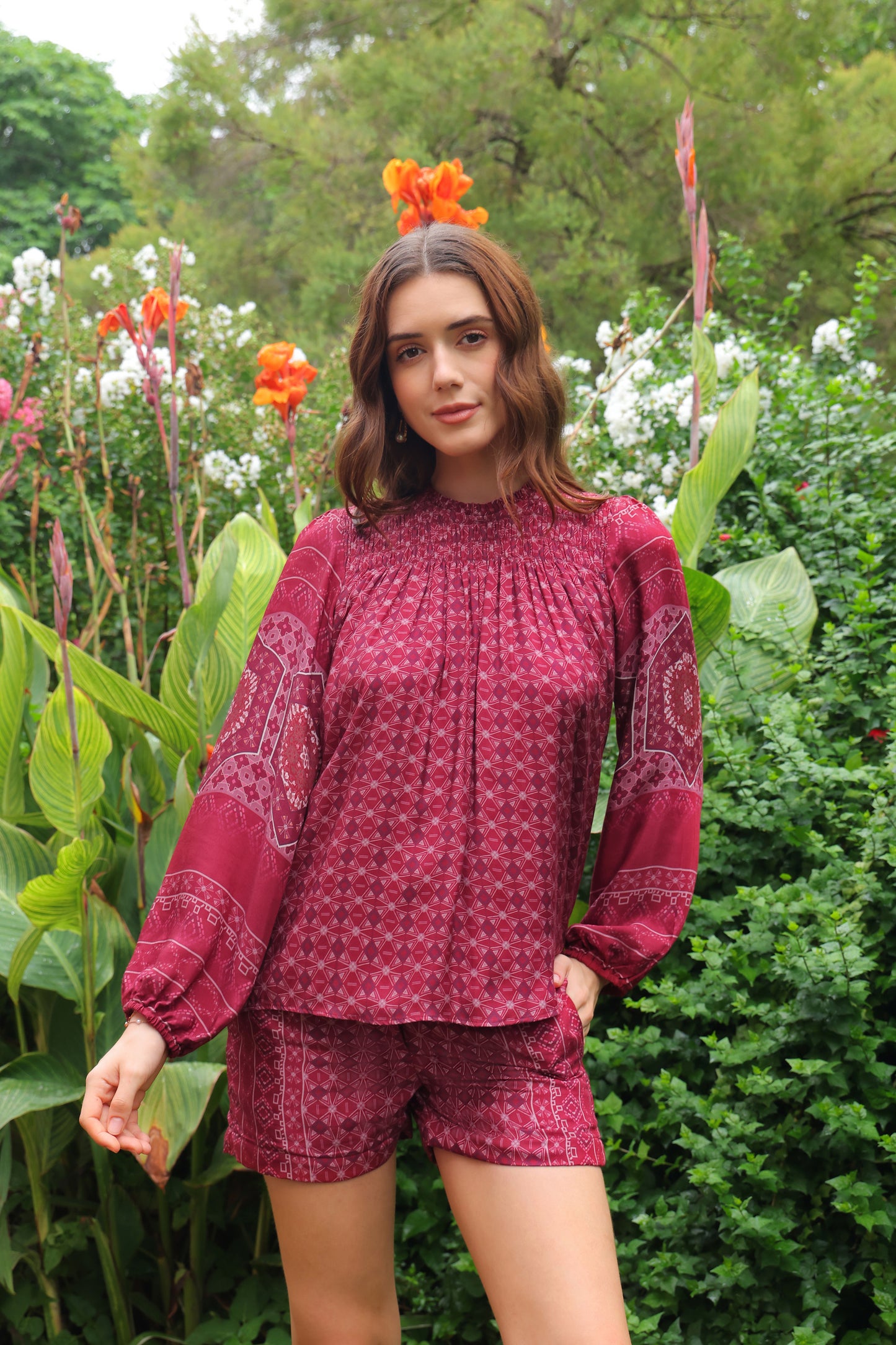 Cassie Printed Co-ord Set (Short Pants)