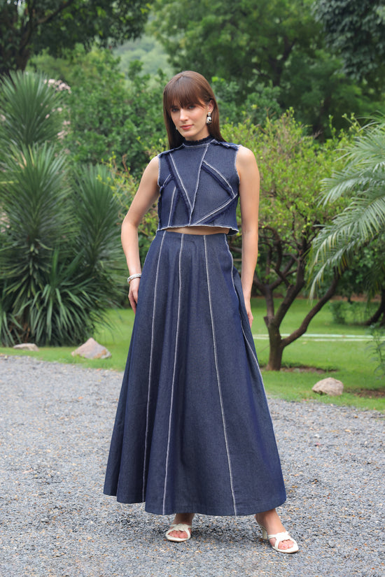 Sienna Denim Skirt Set