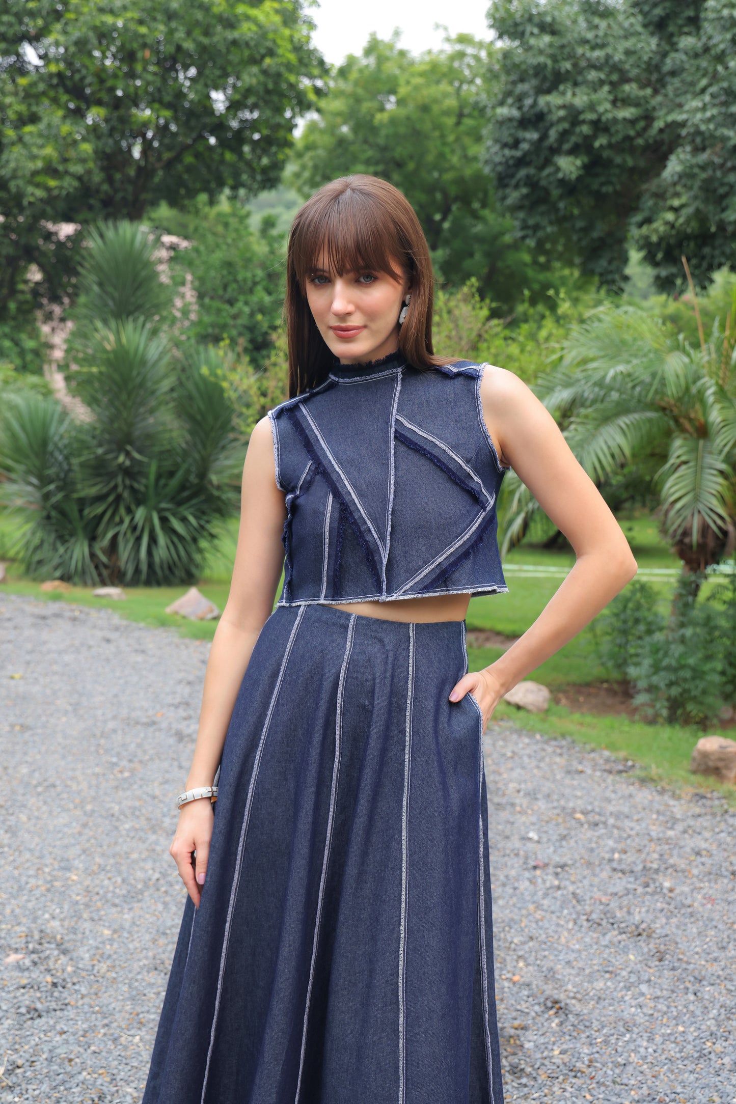 Sienna Denim Skirt Set