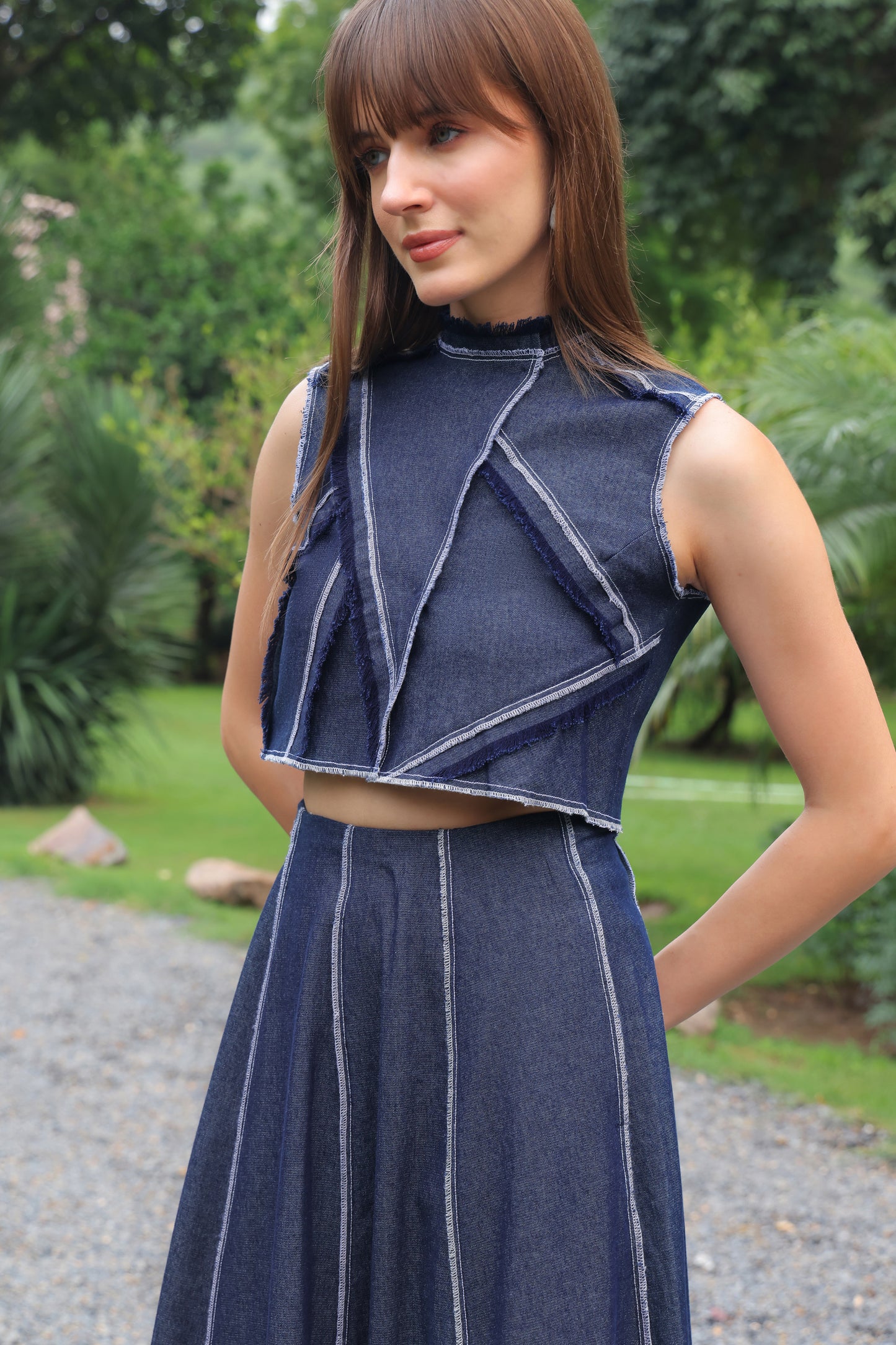 Sienna Denim Skirt Set