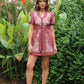 Millie Embroidered Linen Dress