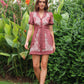 Millie Embroidered Linen Dress