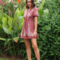 Millie Embroidered Linen Dress