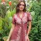 Millie Embroidered Linen Dress