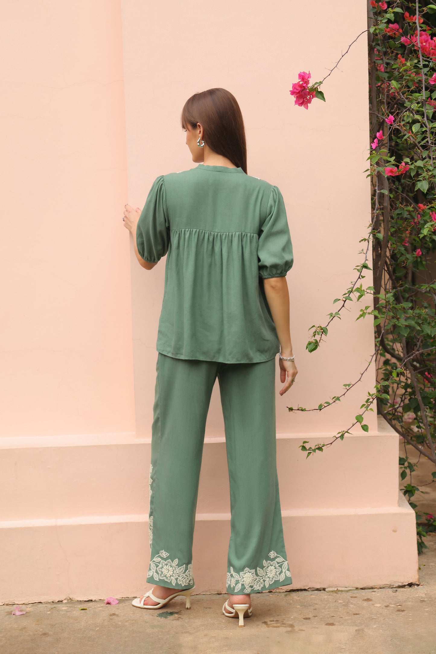 Lina Embroidered Co-ord Set