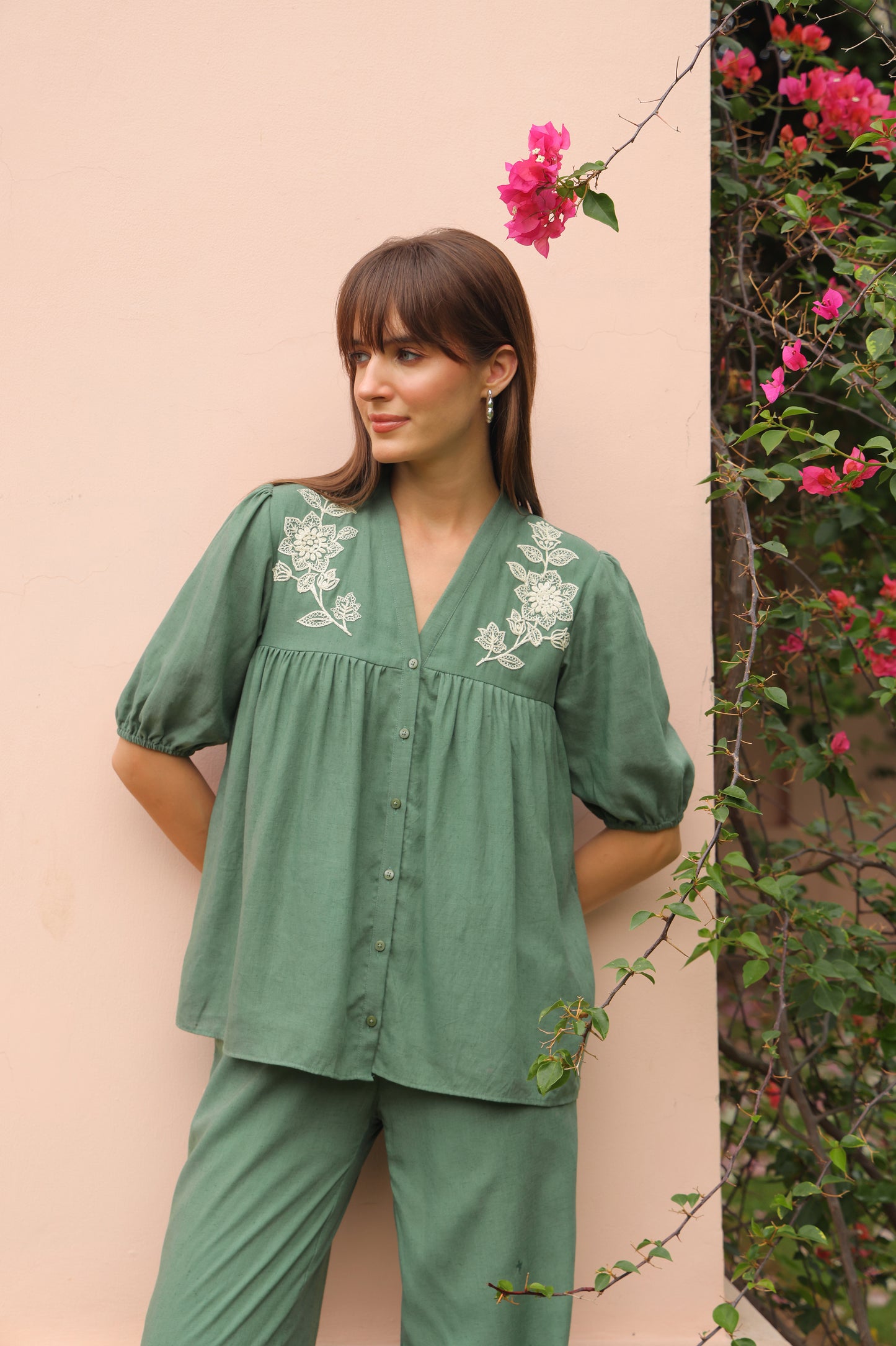 Lina Embroidered Co-ord Set
