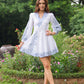 Freya Cutwork Linen Dress