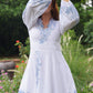Freya Cutwork Linen Dress