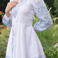 Freya Cutwork Linen Dress