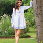 Freya Cutwork Linen Dress