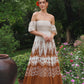 Cheryl Printed Linen Maxi
