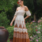 Cheryl Printed Linen Maxi