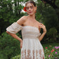 Cheryl Printed Linen Maxi
