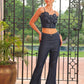 Emilia Appliqué Denim Set