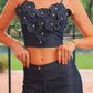 Emilia Appliqué Denim Set